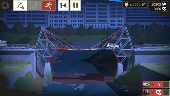 Bridge Constructor - The Walking Dead Gameplay